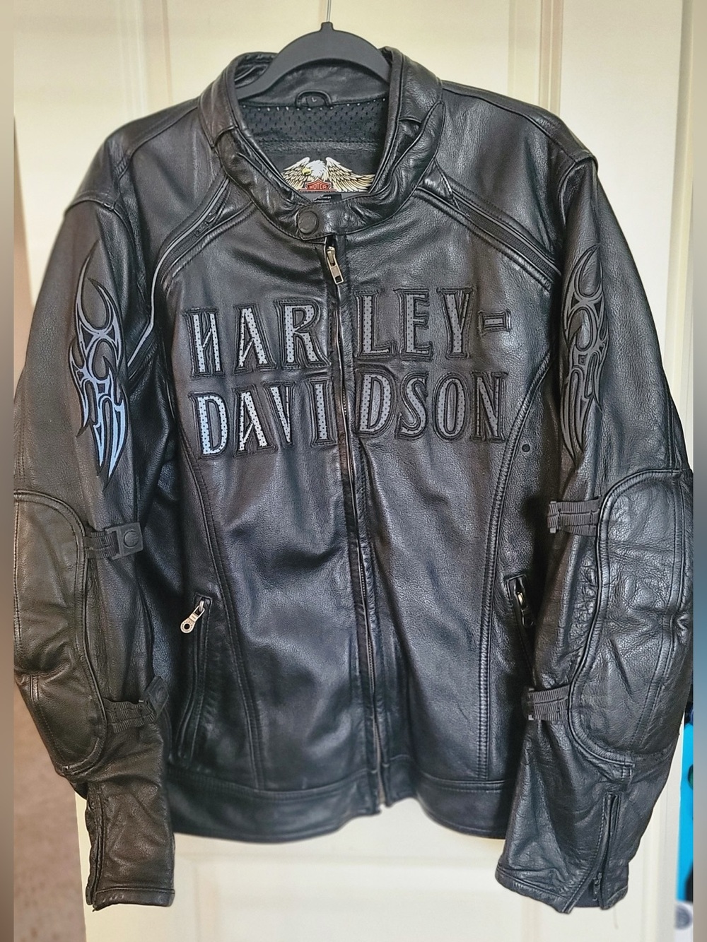 Harley-Davidson Men’s Black Leather Riding Jacket